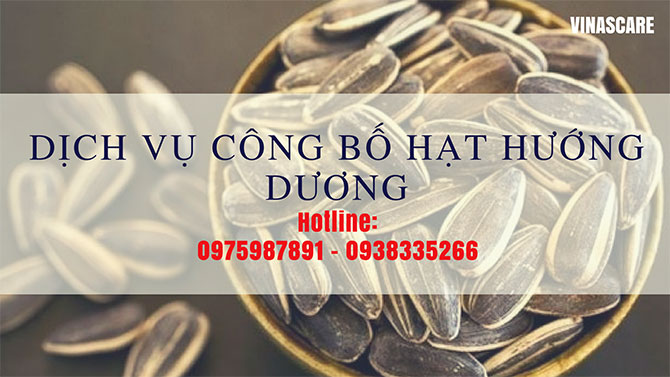 Công bố chất lượng hạt hướng dương cho doanh nghiệp Việt Nam (Ảnh Vinascare)