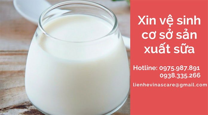 [Sản xuất sữa] Vệ sinh an toàn thực phẩm trong sản xuất sữa (Ảnh VinaSCare)